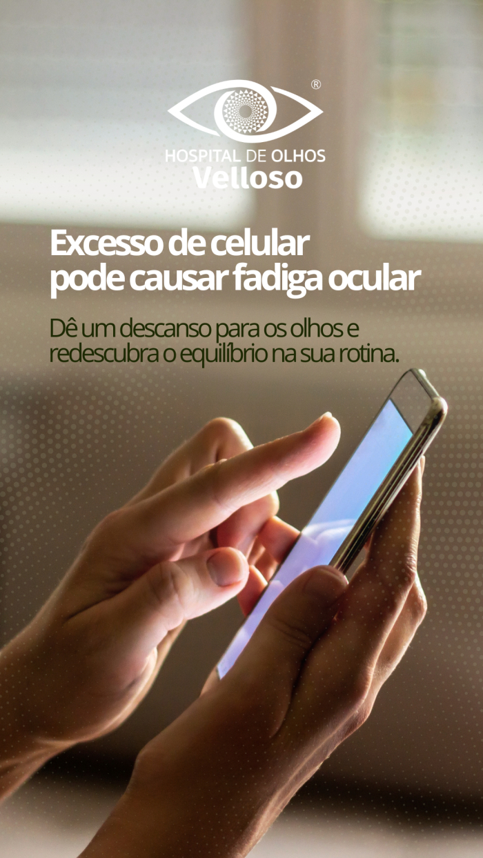 Excesso de celular pode causar fadiga ocular