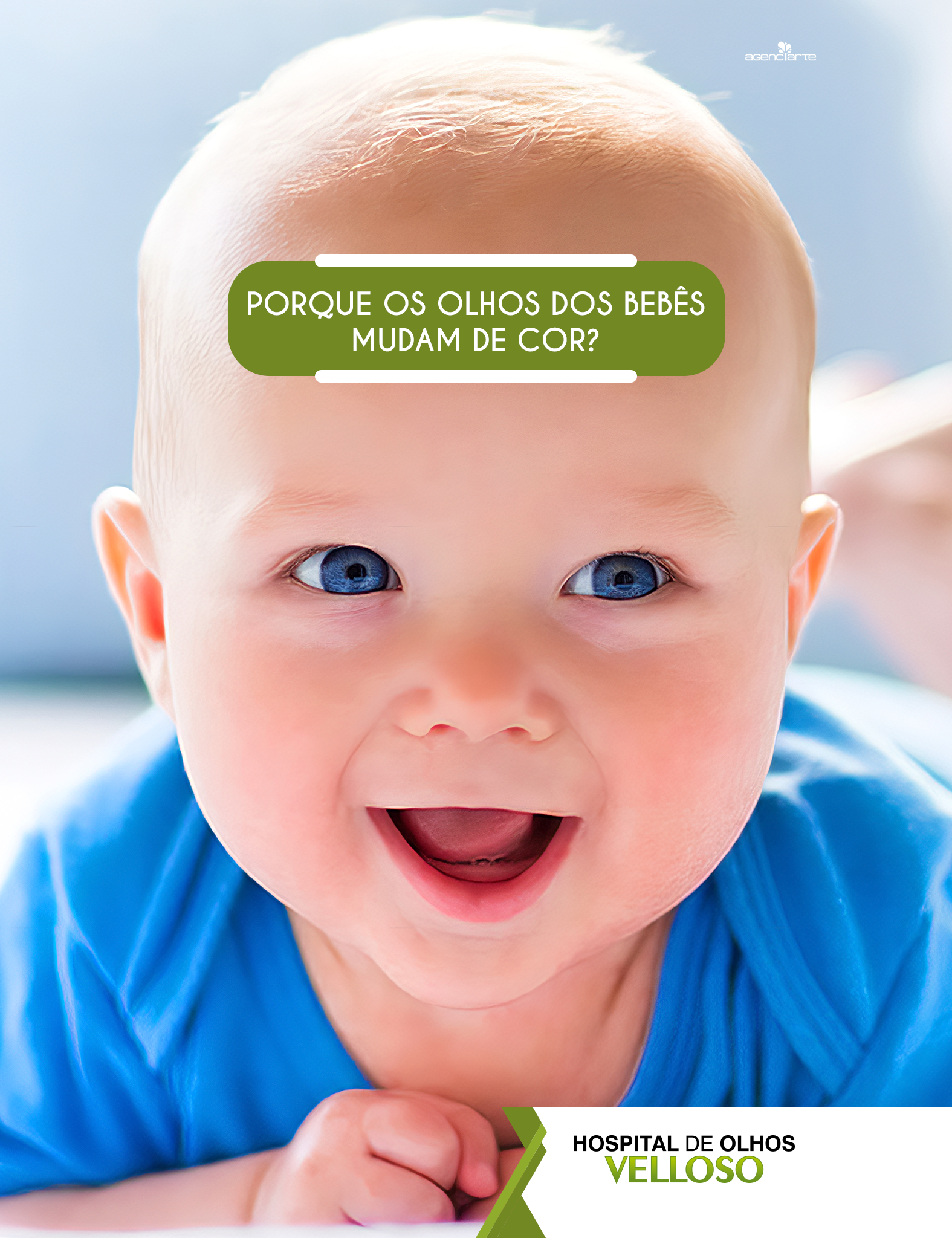 PORQUE OS OLHOS DOS BEBÊS MUDAM DE COR?